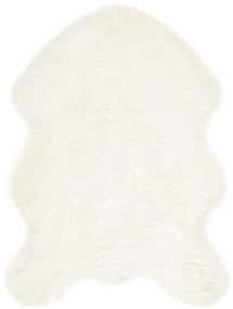 vidaXL Ψεύτικο Δέρμα Προβάτου Χαλί Tafalla Λευκό 80 x 120 cm