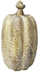 Διακοσμητική Κολοκύθα VRE101K2 21,8cm Gold Espiel Polyresin