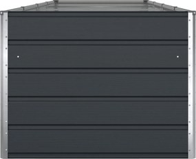 vidaXL Γλάστρα Ανθρακί 385 x 100 x 75 εκ Επικαλυμμένος Χάλυβας