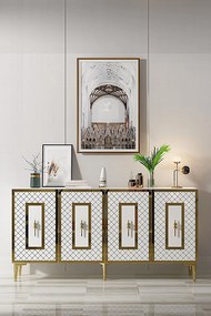 Console Puma 150 - White, Gold White
Gold