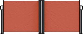 vidaXL Σκίαστρο Πλαϊνό Συρόμενο Τερακότα 100 x 600 εκ.