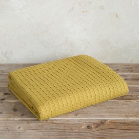 Κουβέρτα Πικέ Υπέρδιπλη (220x240) Nima Habit Gold Brown