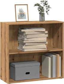 vidaXL Βιβλιοθήκη Αρτισιανή Δρυς 80x30x77 εκ. από Επεξεργασμένο Ξύλο
