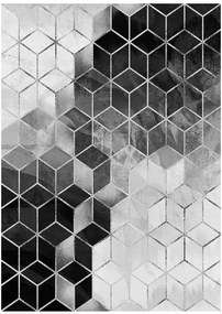 Χαλί Hmnt440 102HFT4871 White-Grey-Black Conceptum Hypnose 120X180cm
