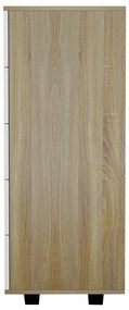 ΣΥΡΤΑΡΙΕΡΑ ΜΕΛΑΜΙΝΗΣ THORG HM8995.04- 5 ΣΥΡΤΑΡΙΑ ΣΕ SONAMA-ΛΕΥΚΟ 80Χ40Χ100Yεκ.