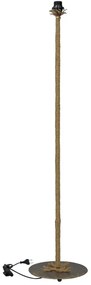 Βάση Φωτιστικού Δαπέδου Με Ντουί E27 Heronia 09-0058 Rope/Bronze