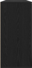 vidaXL Πλαϊνό γραφείο 2 pcs Μαύρη Οξυά 79 x 38 x 80 εκ.
