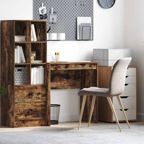 vidaXL Γραφείο Καπνιστή δρυς 70 x 40 x 76 εκ. Επεξεργασμένο ξύλο