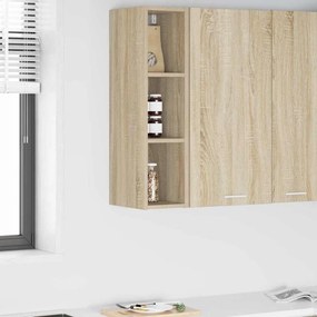 Κρεμαστό ντουλάπι με αποθήκευση Δρύς Sonoma 20 x 29,5 x 80 εκ.