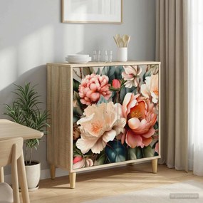 vidaXL Πλαϊνό γραφείο BORNE Sonoma 69 x 33 x 75 εκ. Επεξεργασμένο Ξύλο