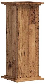 vidaXL Βάσεις Φυτών Όψη Παλαιού Ξύλου 33x33x80 εκ. Επεξ. Ξύλο