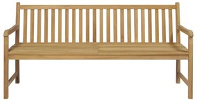 vidaXL Παγκάκι Κήπου 175 εκ. από Μασίφ Ξύλο Teak με Ανθρακί Μαξιλάρι