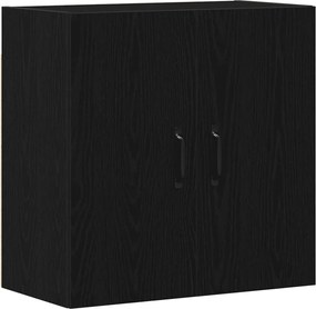 vidaXL Ντουλάπι Τοίχου Μαύρο Δρυς 60x31x60 εκ. από Τεχνητό Ξύλο