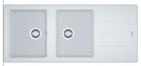 Franke Smartline Basis BFG 621 Polar White Γρανιτένιος Νεροχύτης 80 cm