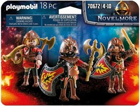 Αριθμοί που έχουν οριστεί Novelmore Fire Knigths Playmobil 70672 (18 pcs)