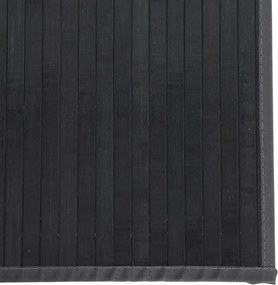 vidaXL Χαλί Ορθογώνιο Γκρι 60 x 1000 εκ. Μπαμπού