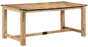 vidaXL Τραπεζαρία 180 x 90 x 75 εκ. από Μασίφ Ξύλο Μάνγκο