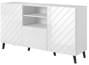 Μπουφές Abeto 162296579 150x42x82cm White Μοριοσανίδα