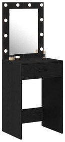 vidaXL Κομοδίνο Μαύρη δρυς 50 x 41 x 135 εκ Επεξεργασμένο ξύλο