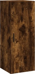 vidaXL Ντουλάπι Καπνιστή δρυς 34,5x34x180 εκ. από Επεξεργασμένο Ξύλο