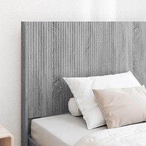 vidaXL Καλάθι με αποθήκη και κεφαλάρι Γκρι Sonoma 75 x 190 cm
