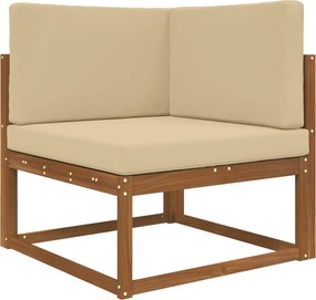 vidaXL Μαξιλάρι Καναπέ Εξωτερικού Χώρου 3 pcs Μπεζ Πολυεστέρας