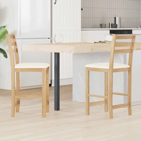 vidaXL Καρέκλες φαγητού 2 pcs Φυσικό 40 x 47,5 x 99,5 εκ