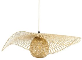 Φωτιστικό Οροφής Boho Cinnabar 01837 Φ75x21cm 1xE27 Beige GloboStar