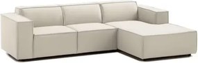 Stewehome Zeus Μπεζ Γωνιακός Καναπές 260x177x177 cm