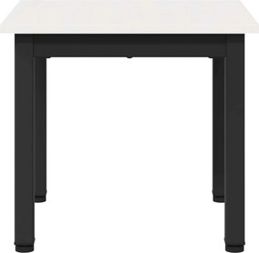 vidaXL Τραπεζάκι σαλονιού Λευκό 40 x 40 x 36 cm Στερεά ξυλεία πεύκου