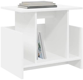 vidaXL Βάση TV Λευκό 50 x 35 x 45 cm Επεξεργασμένο ξύλο