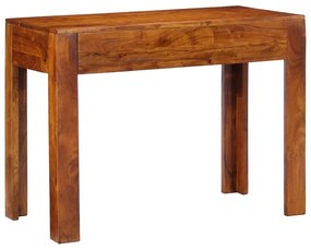 vidaXL Γραφείο με συρτάρι Καφέ 100 x 50 x 75 cm Μασίφ ξύλο ακακίας