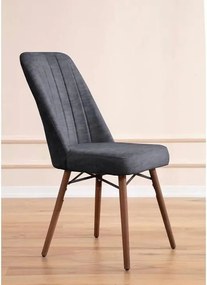 Extendable Dining Table &amp; Chairs Set (5 Pieces) Lidyana - Anthracite Anthracite