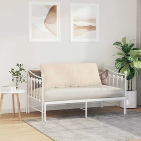 vidaXL Μαξιλάρι Πλάτης Μπεζ 120 x 50 cm Ύφασμα Μικροΐνας