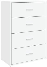 vidaXL Βοηθητικό Ντουλάπι Λευκό 60x31x84 εκ. από Επεξεργασμένο Ξύλο