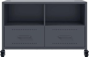 vidaXL Έπιπλο Τηλεόρασης Μαύρο 68x39x43,5 εκ. Χάλυβας