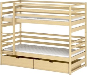 LOFT 90x200 pine bunk bed Lano Furniture