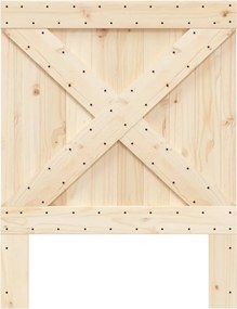 vidaXL Κεφαλάρι 80 x 104 εκ. από Μασίφ Ξύλο Πεύκου