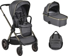 Καρότσι Μωρού 2 σε 1 - Cangaroo - iClick gray