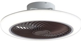 Ανεμιστήρας Οροφής Dalton 77-50623 SE Led F46 30Wx2 Με Φως Και Τηλεχειριστήριο 46x46x20cm 3000-6500K Brown Homelighting Διάμετρος 46cm