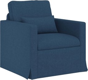 vidaXL Σετ Καναπέ 2 pcs Μπλε 158 x 78 x 80 εκ ύφασμα