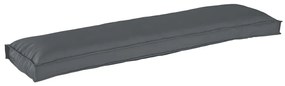 vidaXL Μαξιλάρι παλέτας για πάγκο Ανθρακί 150 x 40 x 8 εκ.