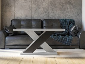 Τραπεζάκι Σαλονιού Xao-Γκρι - Μαύρο