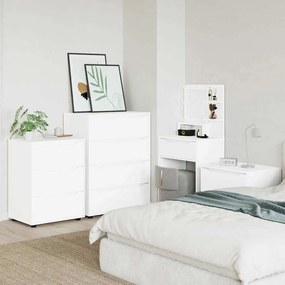 vidaXL Ντουλάπι αποθήκευσης Λευκό 60 x 48 x 81 εκ Επεξεργασμένο ξύλο