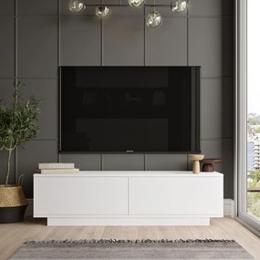 Έπιπλο Τηλεόρασης Λευκό RAVASO 140x35,5x38,2