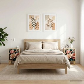 vidaXL Κομοδίνο BORNE 2 τμχ. Sonoma Δρυς 36 x 33 x 50 εκ.