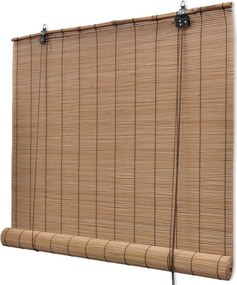 vidaXL Στόρια Σκίασης 2 τεμ. Καφέ 120 x 220 εκ. από Μπαμπού