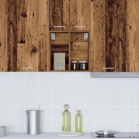 vidaXL Κρεμαστό ντουλάπι Παλιό ξύλο 40 x 29,5 x 40 εκ.