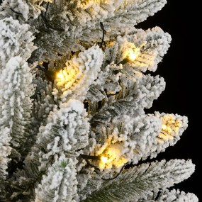 vidaXL Χριστουγεννιάτικο Δέντρο Τεχνητό με 150 LED &amp; Χιόνι 150 εκ.