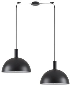 Φωτιστικό Οροφής Δίφωτο Homelighting 77-8500 Black